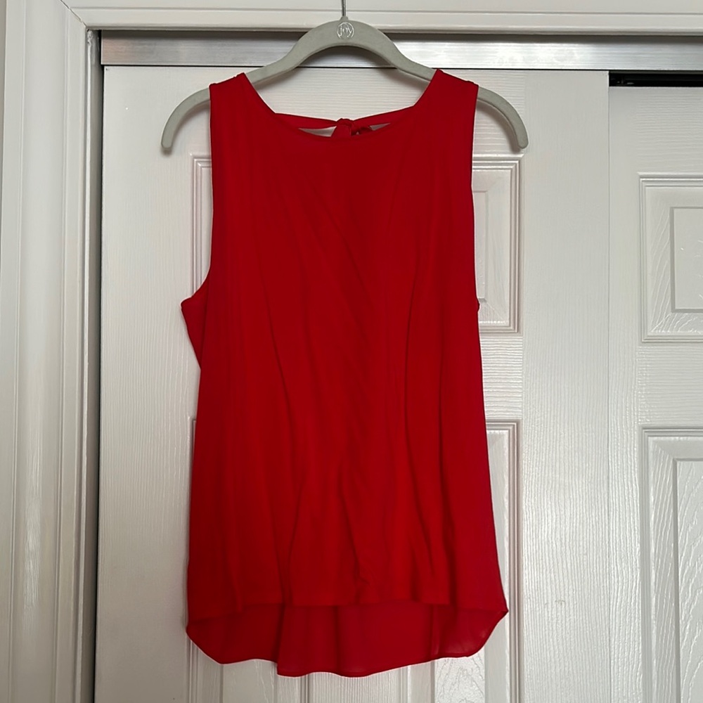 LOFT Red Blouse